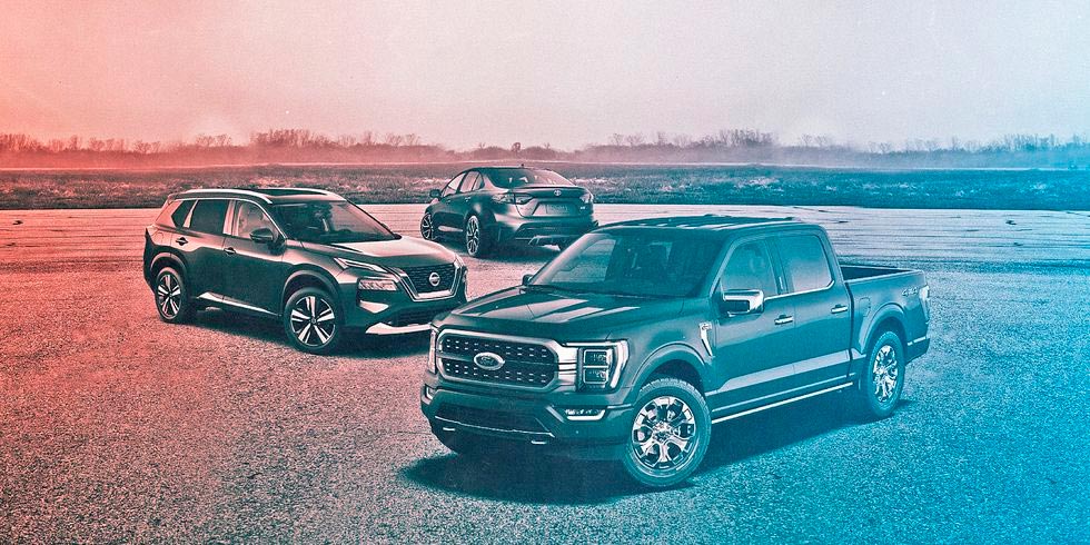 Топ-25 самых продаваемых новых авто в США